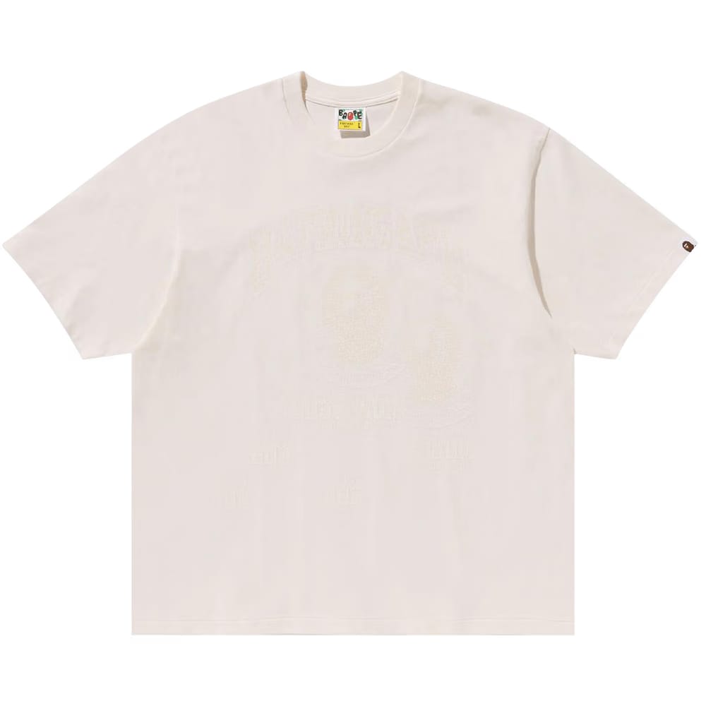 BAPE Bathing Ape Relaxed Fit T-Shirt Ivory