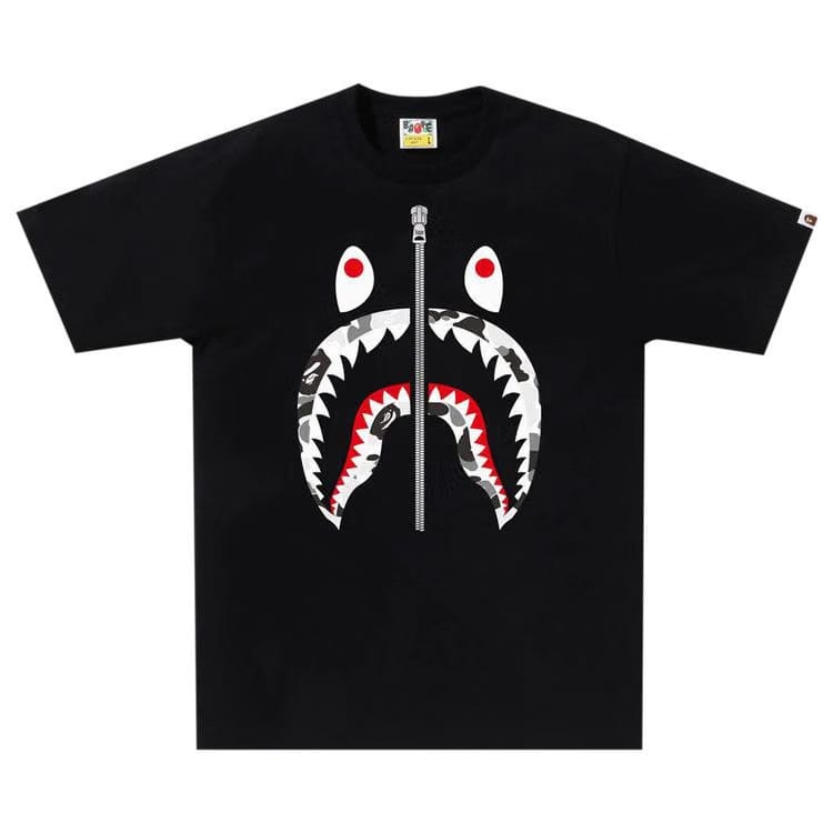 BAPE ABC Camo Shark T-Shirt Black/Grey