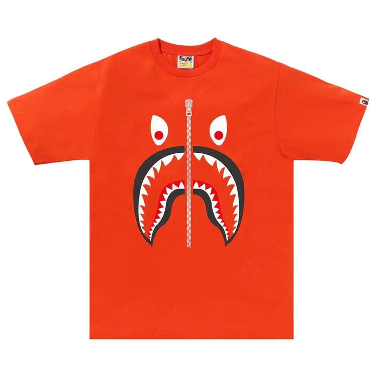 BAPE Mad Shark T-Shirt Orange