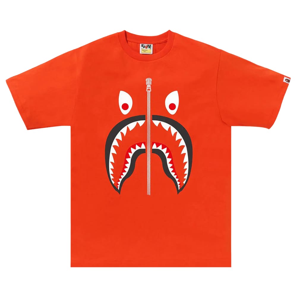 BAPE Mad Shark T-Shirt Orange