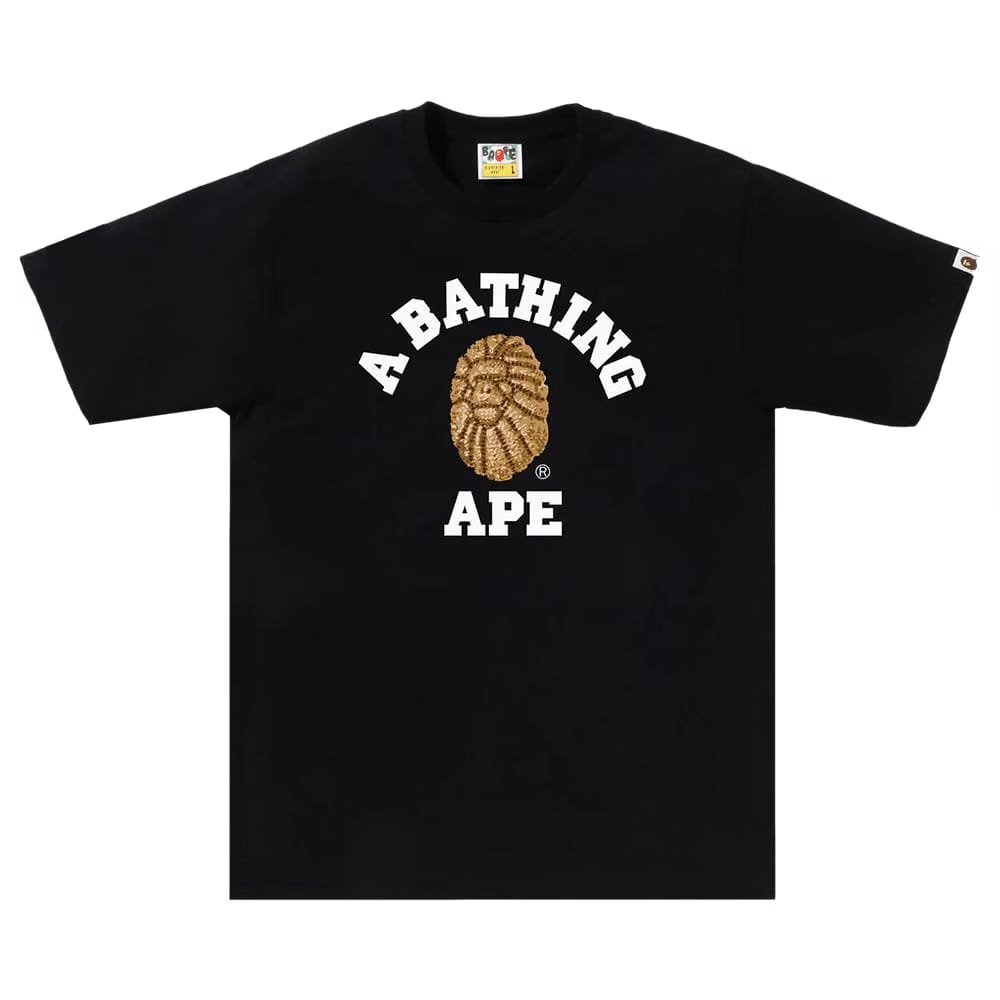 BAPE Jewels College T-Shirt Black