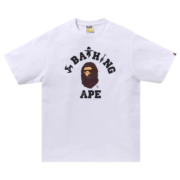 BAPE Ninja College T-Shirt White