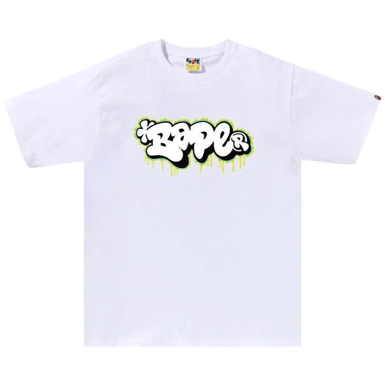 BAPE Graffiti Logo T-Shirt White