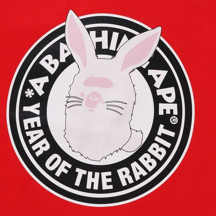 BAPE Year Of The Rabbit T-Shirt Red