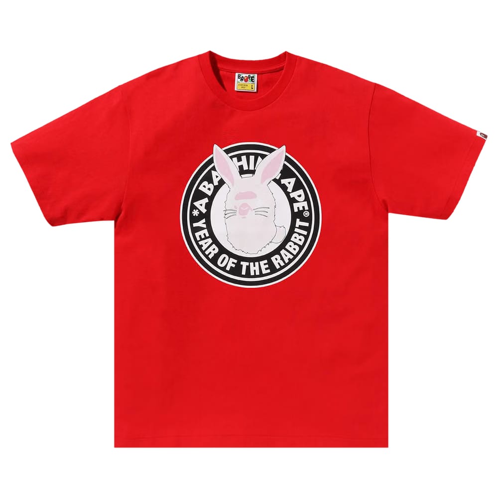 BAPE Year Of The Rabbit T-Shirt Red