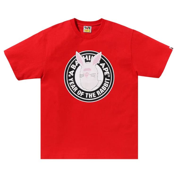 BAPE Year Of The Rabbit T-Shirt Red