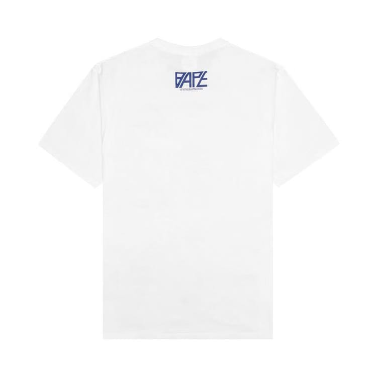 BAPE Logo Monogram T-Shirt White/Navy
