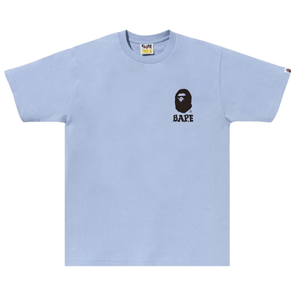 BAPE Japan Culture Lettered T-Shirt Blue/Sax