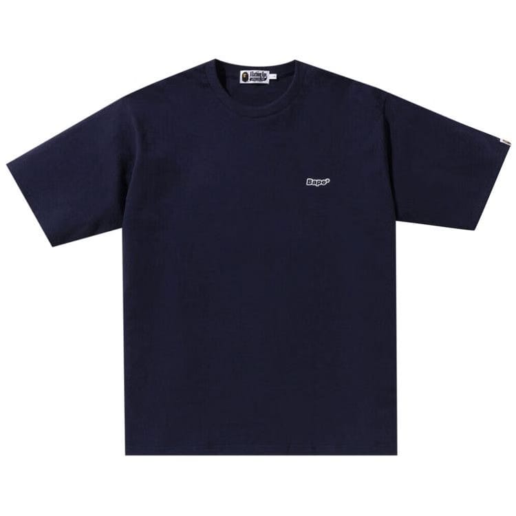 BAPE One Point Relaxed Fit T-Shirt Navy