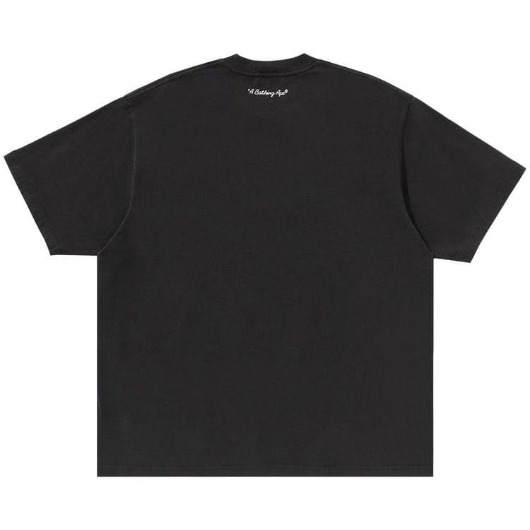 BAPE Garment Dye Shark Relaxed Fit T-Shirt Black
