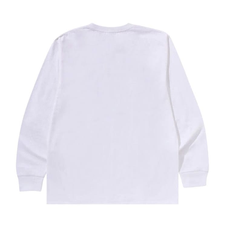 BAPE Kabuki Head Long-Sleeve T-Shirt White