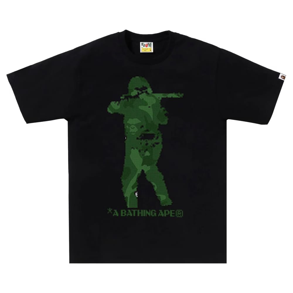BAPE Bitmap Soldier T-Shirt Black