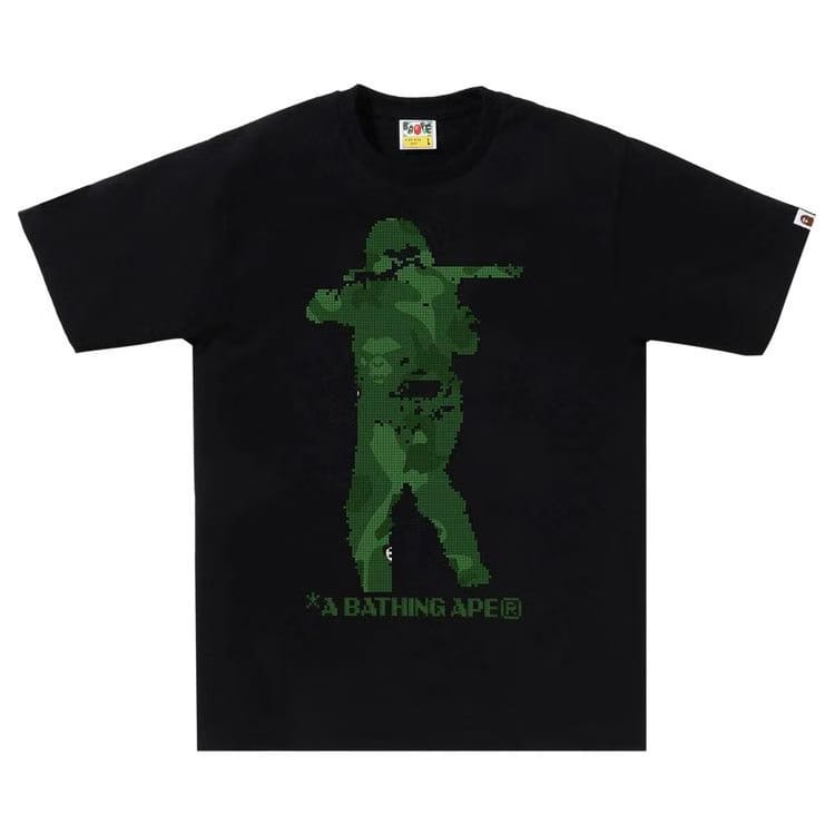 BAPE Bitmap Soldier T-Shirt Black
