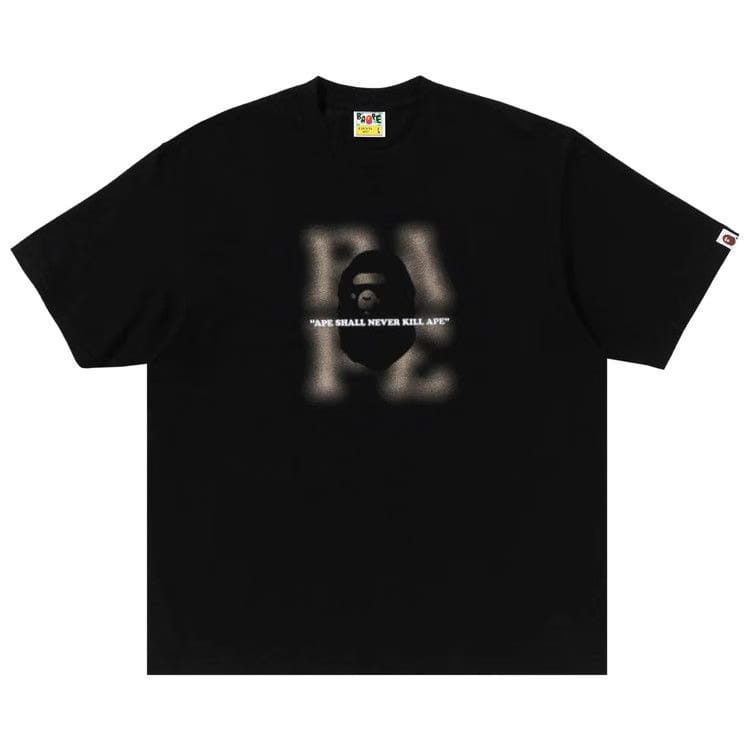 BAPE Blur Logo Relaxed Fit T-Shirt Black