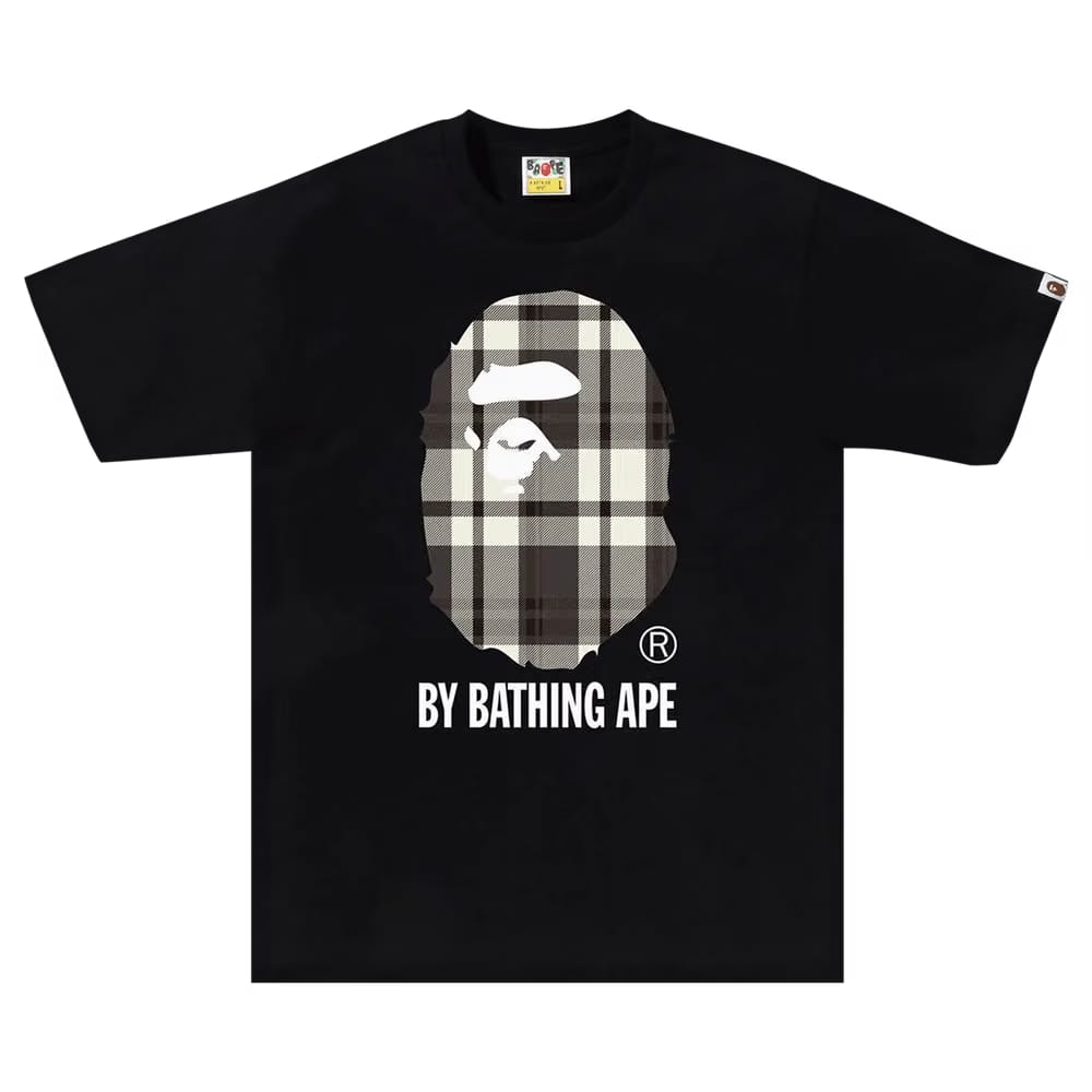 BAPE Check By Bathing Ape T-Shirt Black