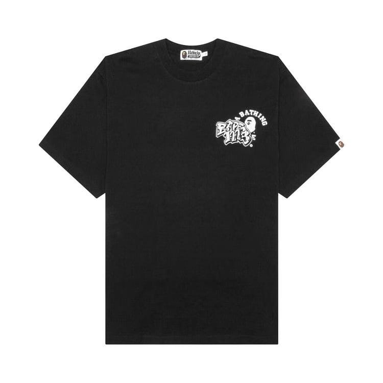 BAPE College Graphic T-Shirt Black