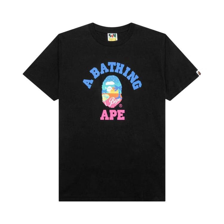 BAPE Sunset Beach T-Shirt Black