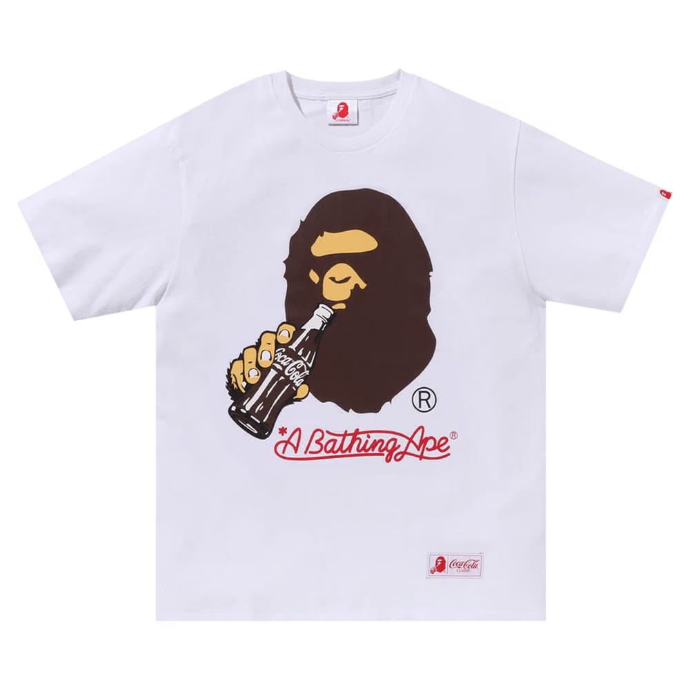 BAPE x Coca-Cola Ape Head T-Shirt White