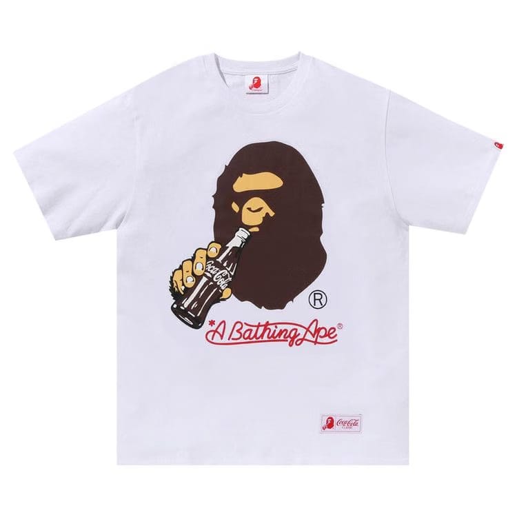 BAPE x Coca-Cola Ape Head T-Shirt White