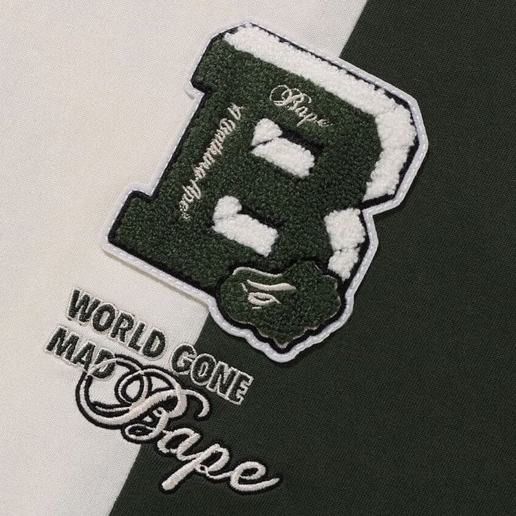 BAPE Badges Color Blocking T-Shirt Ivory