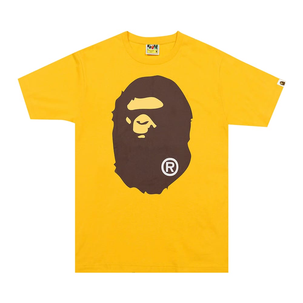 BAPE Big Ape Head T-Shirt Yellow