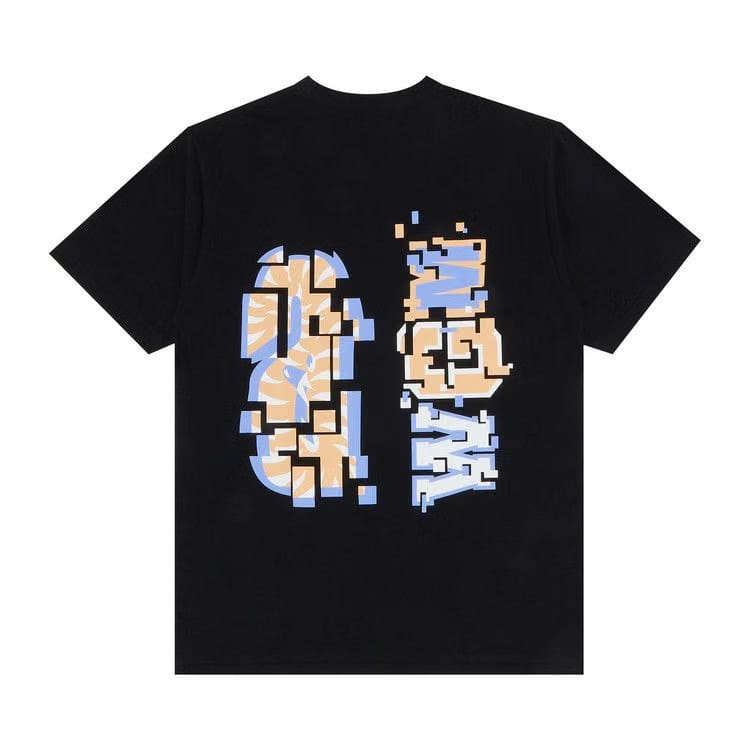 BAPE Digital Shark T-Shirt Black