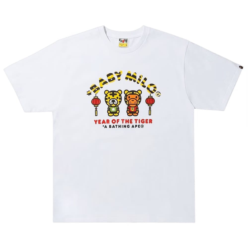 BAPE Year Of The Tiger Baby Milo T-Shirt White