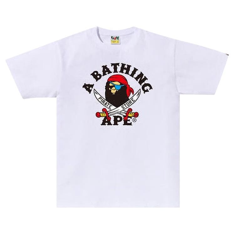 BAPE Ape Pirate T-Shirt White