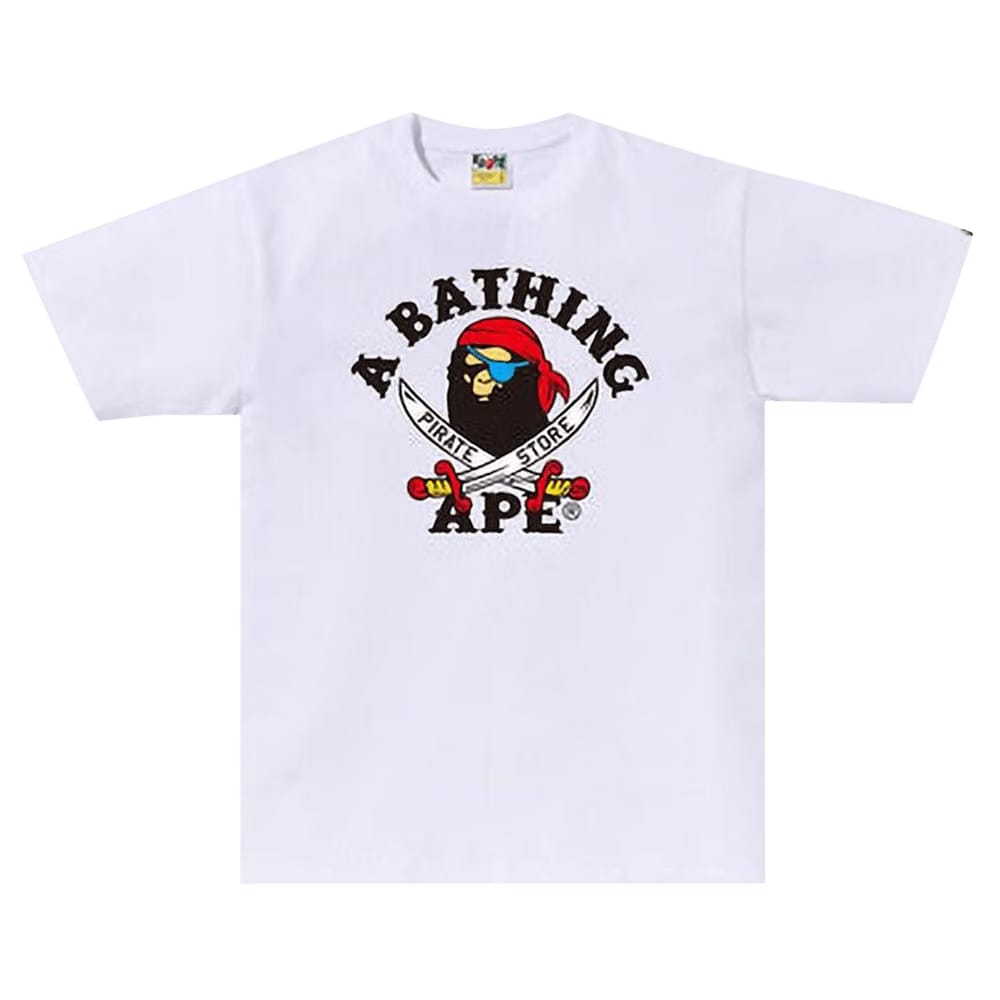 BAPE Ape Pirate T-Shirt White