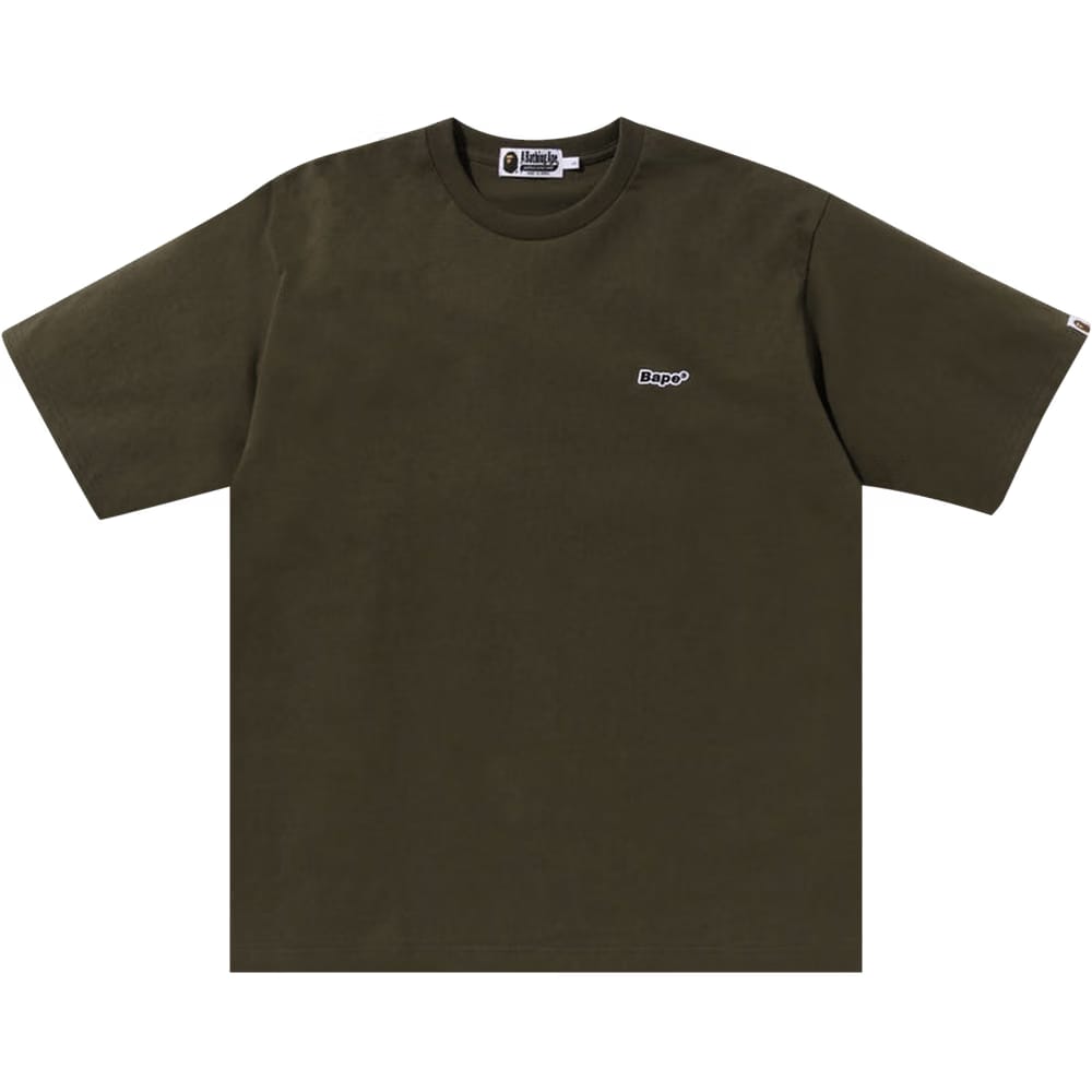 BAPE One Point Relaxed Fit T-Shirt Olive Drab