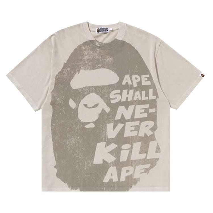BAPE Big Ape Head T-Shirt Ivory
