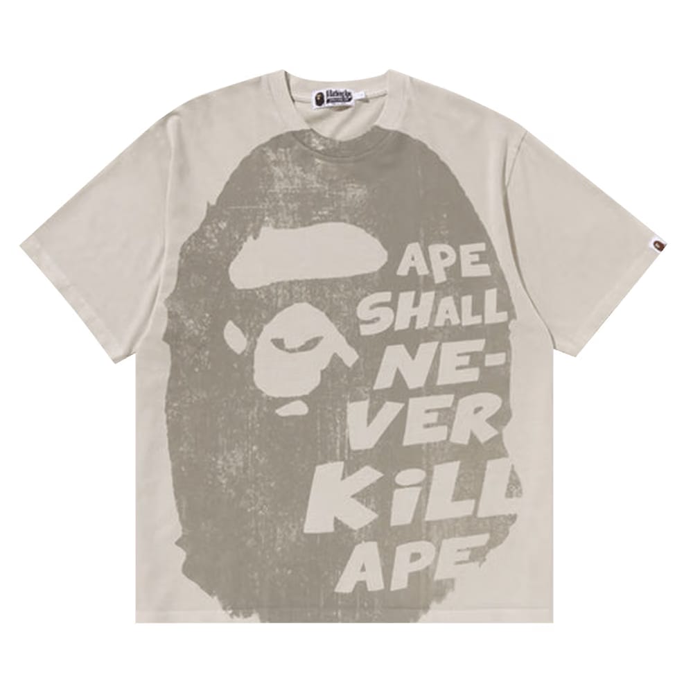 BAPE Big Ape Head T-Shirt Ivory