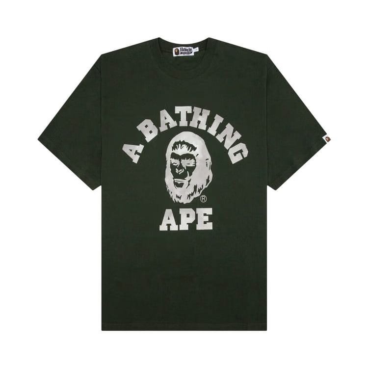 BAPE College Graphic T-Shirt Green