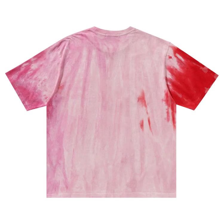 BAPE Ice Dye College Relaxed Fit T-Shirt Pink