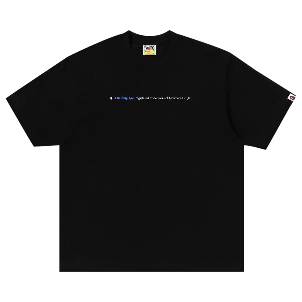 BAPE Hightlight Logo Relaxed Fit T-Shirt Black