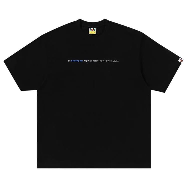 BAPE Hightlight Logo Relaxed Fit T-Shirt Black