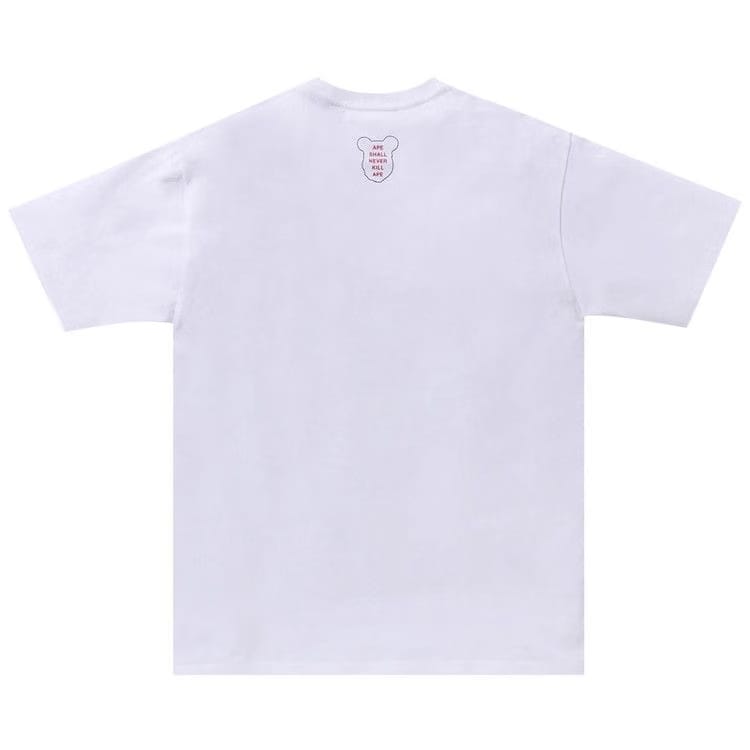 BAPE x MEDICOM TOY ABC Camo Bear Busy Works Tee 'White'