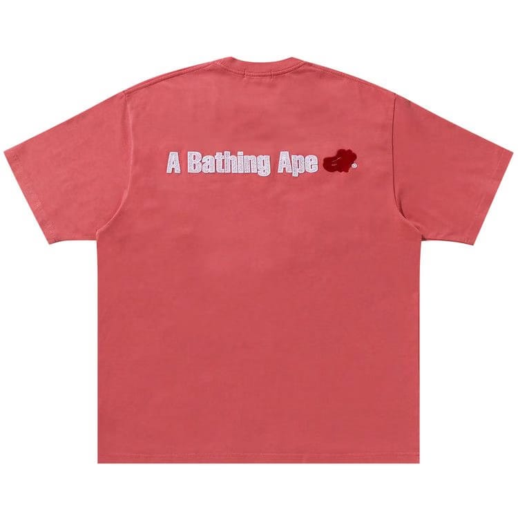 BAPE Circular Ape Head Relaxed Fit T-Shirt Pink