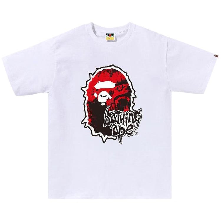 BAPE Mad Ape Head T-Shirt White