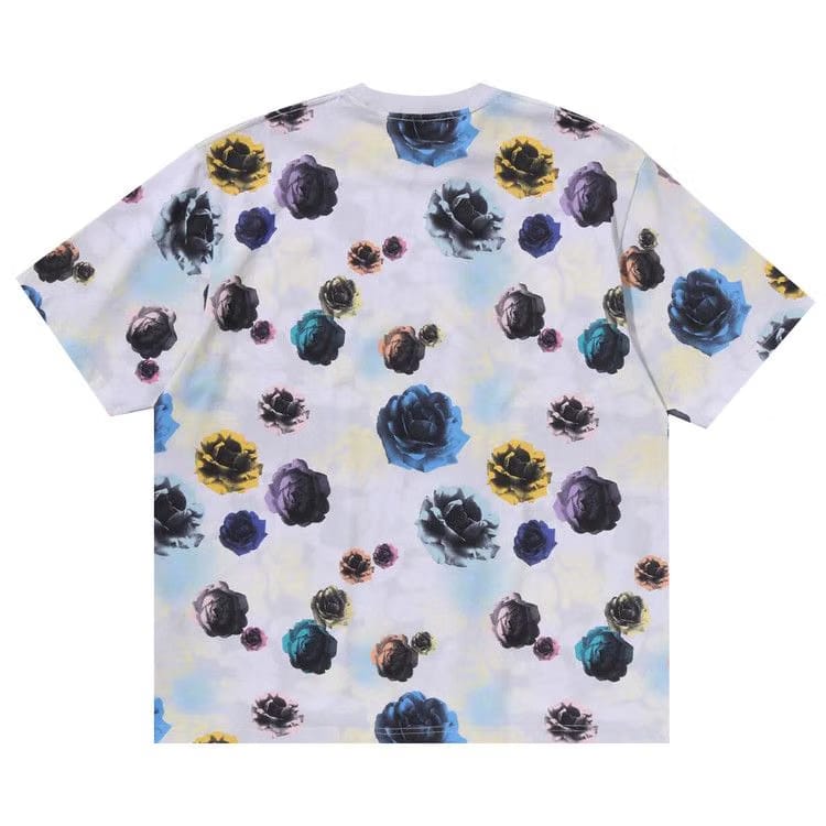 BAPE Floral Camo Logo Relaxed Fit T-Shirt Ivory