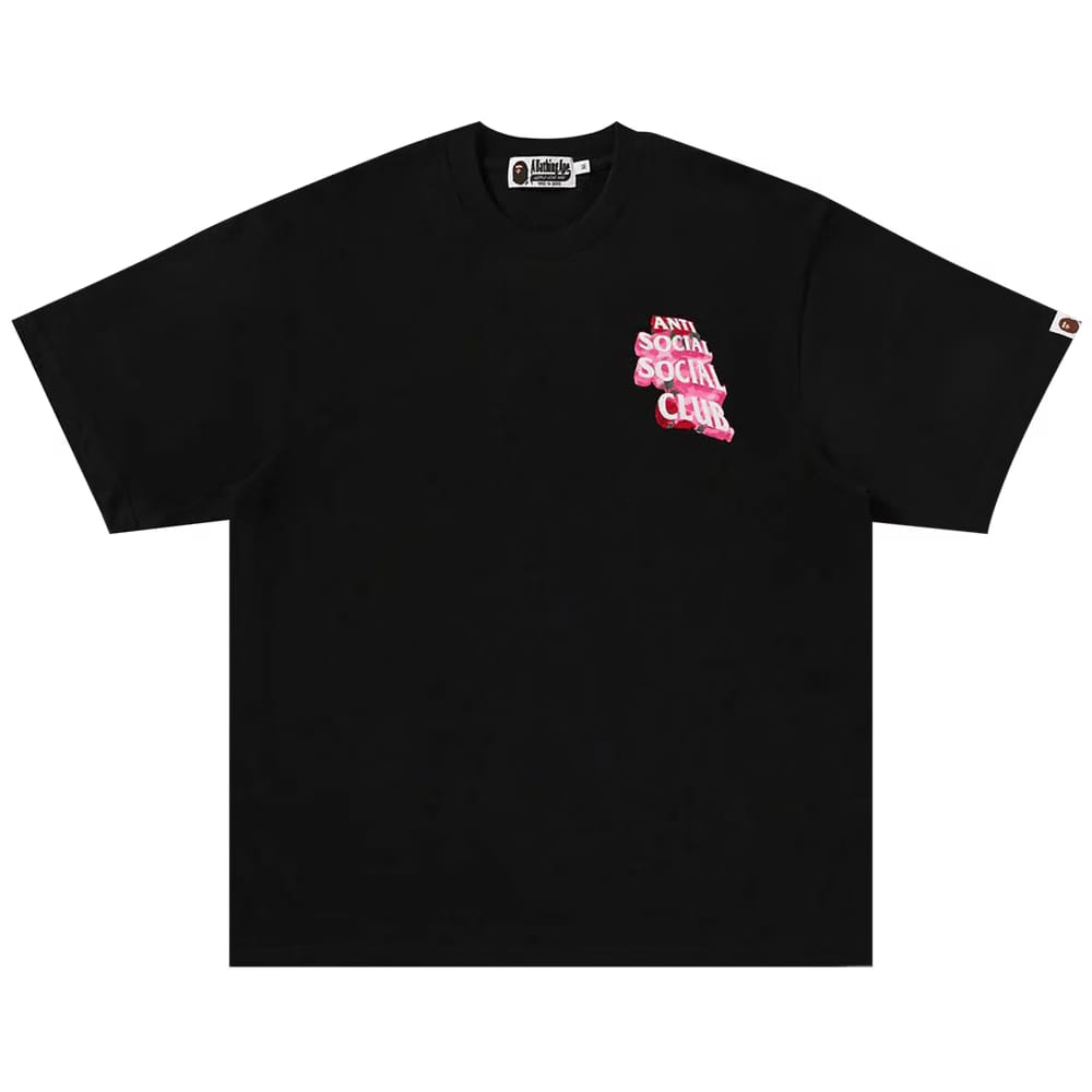 BAPE x Anti Social Social Club T-Shirt #2 Black