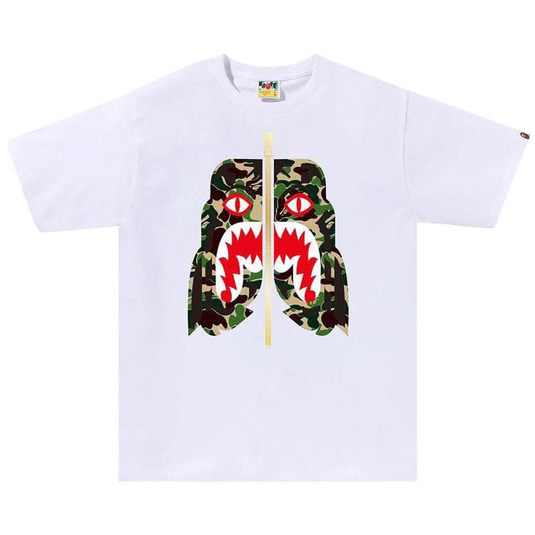 BAPE ABC Camo Tiger T-Shirt White