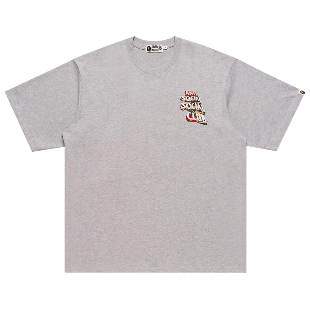 BAPE x Anti Social Social Club T-Shirt #2 Grey