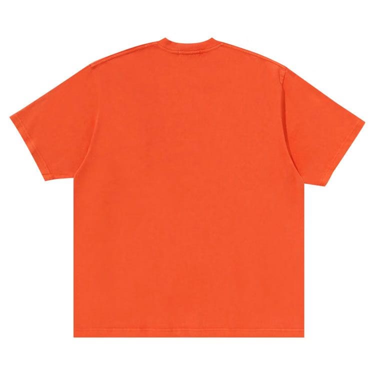 BAPE Garment Dye Logo Relaxed Fit T-Shirt Orange