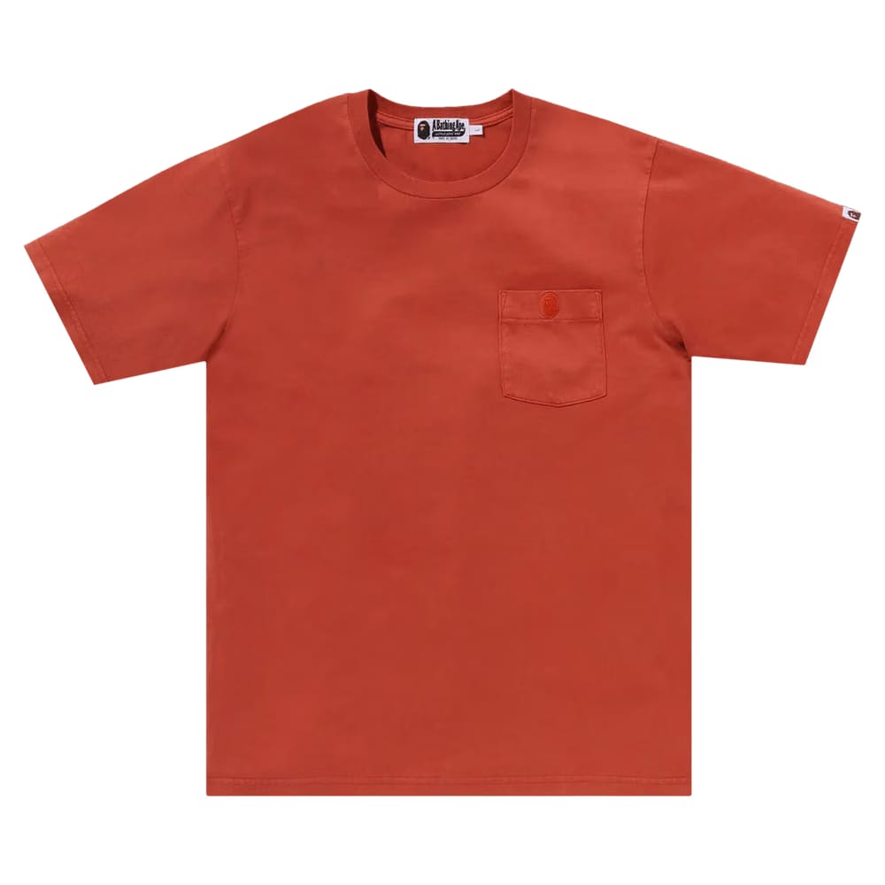 BAPE Gaement Dye One Point Pocket T-Shirt Orange