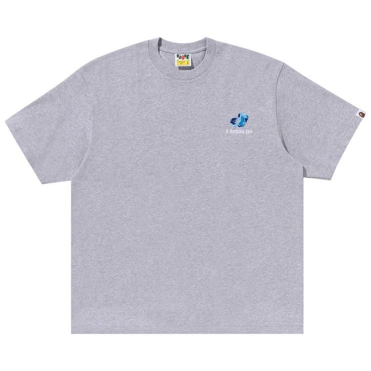 BAPE ABC Camo Logo Relaxed Fit T-Shirt Grey