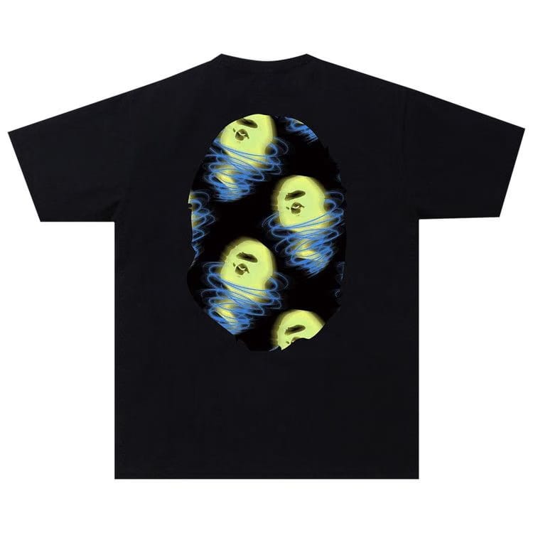 BAPE Storm Big Ape Head T-Shirt Black