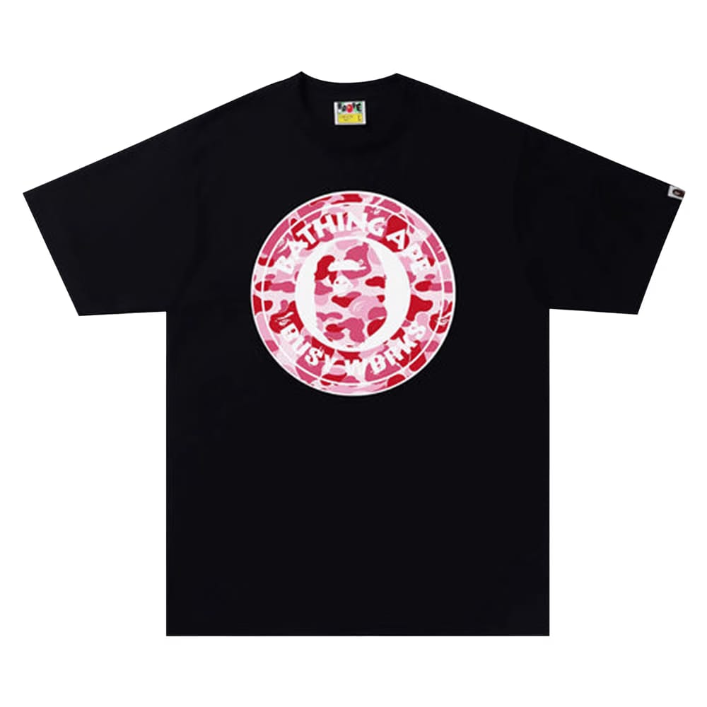 BAPE ABC Camo Busy Works T-Shirt Black/Pink