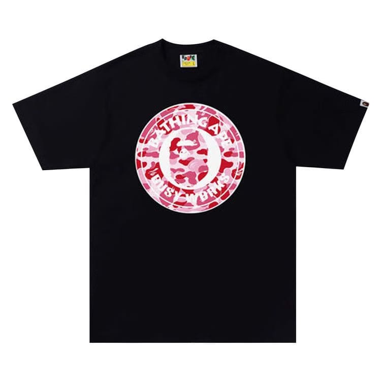 BAPE ABC Camo Busy Works T-Shirt Black/Pink