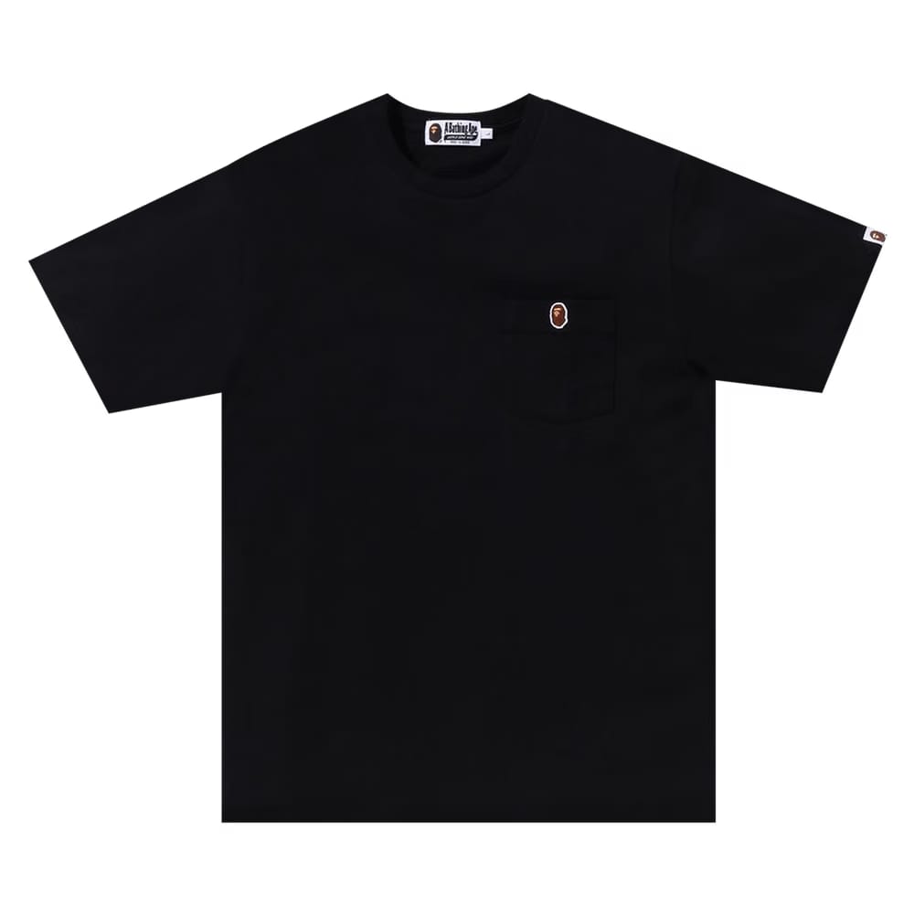 BAPE Ape Head One Point Pocket T-Shirt Black
